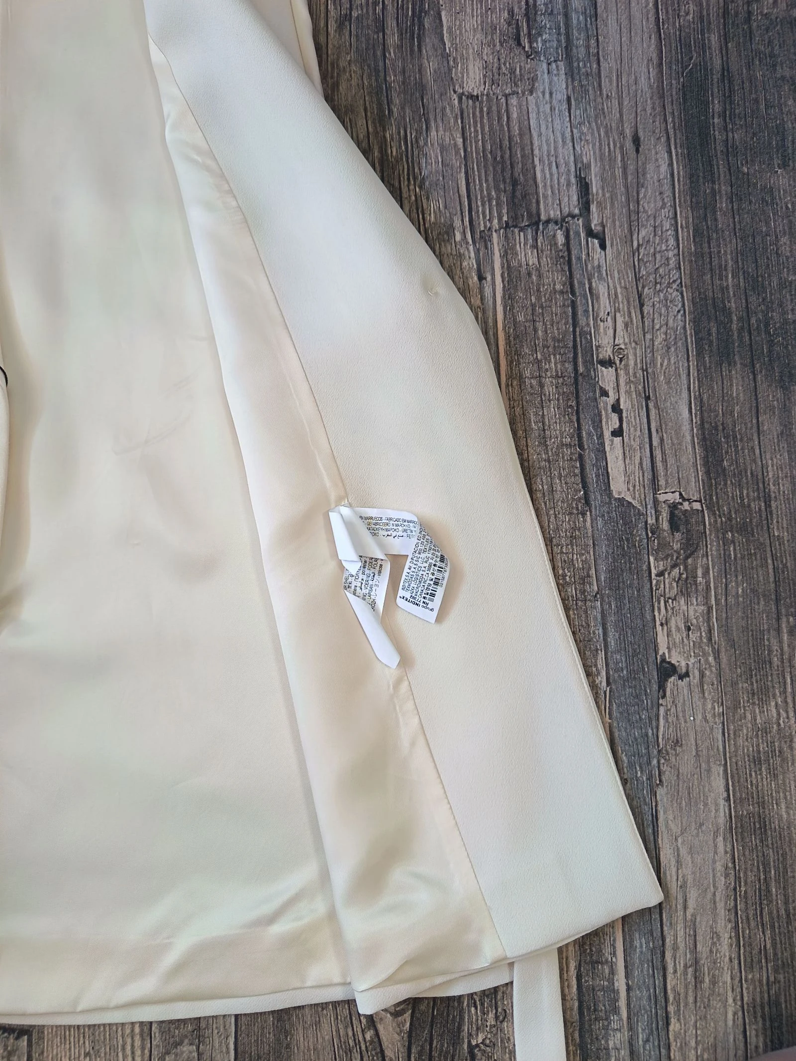 V-hals beige vest ♡ ZARA * maat M oversized – photo 7